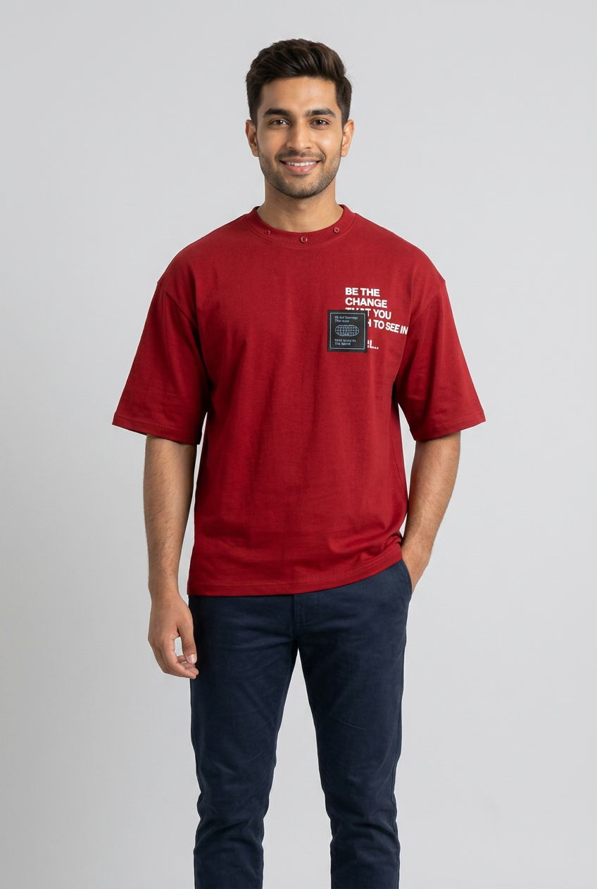 Red Printed T-Shirt-thumbmail-9