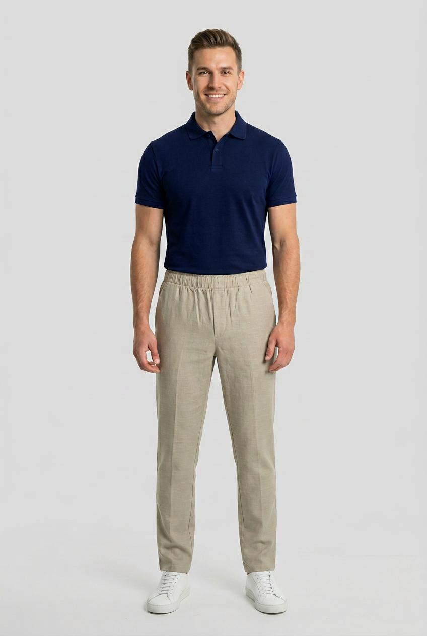 Linen Trouser Semi fit-thumbmail-1