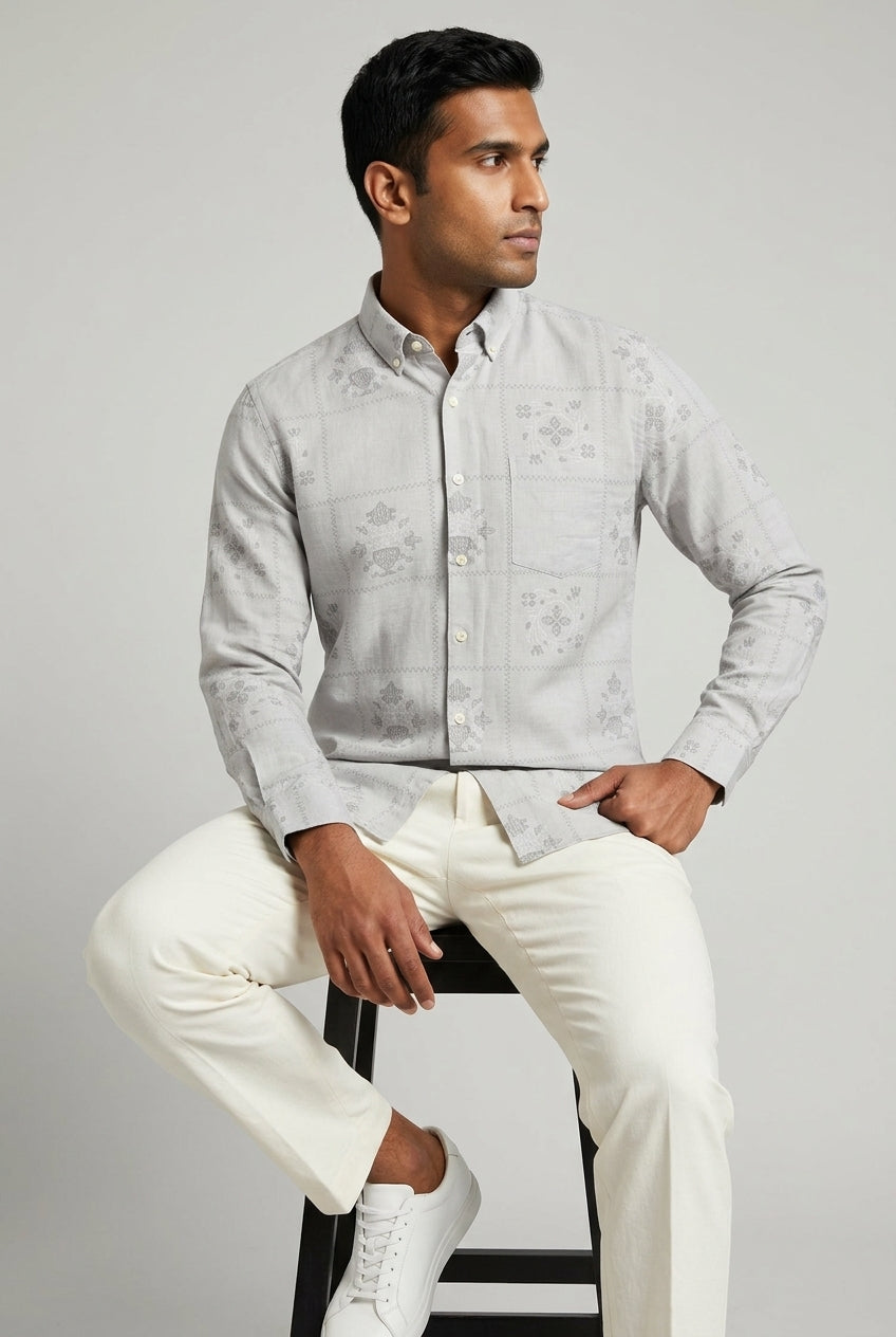 Ash Printed Shirt
