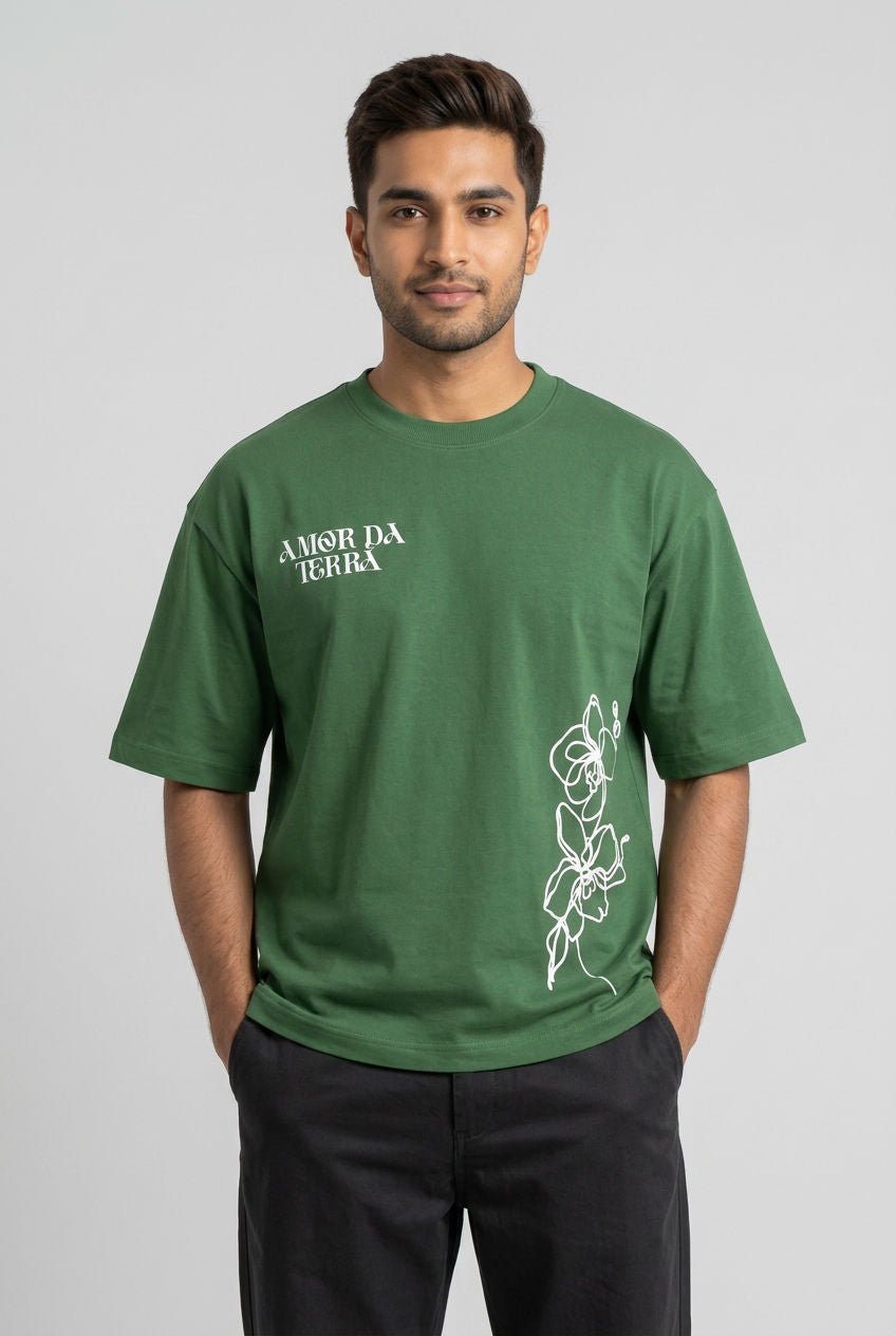 Green Printed T-Shirt