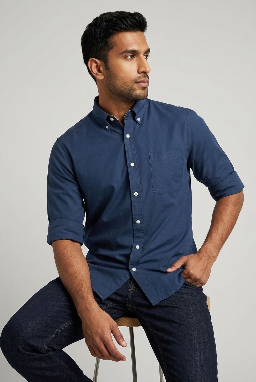 Blue Oxford Shirt