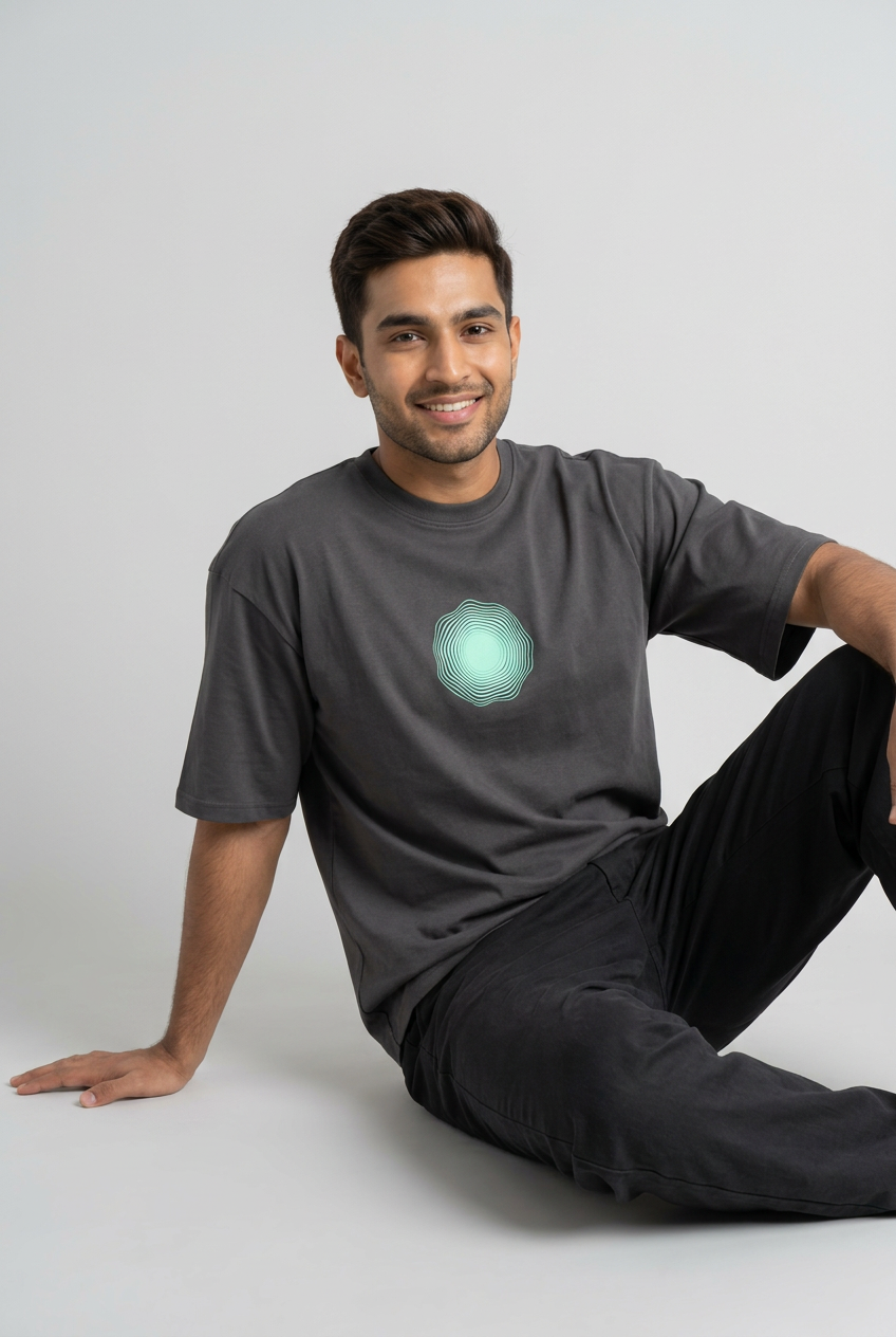 Grey Printed T-Shirt-thumbmail-5