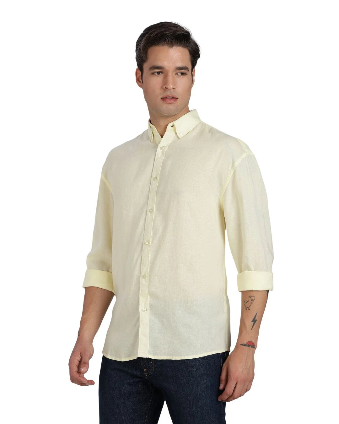 Yellow Linen Shirt