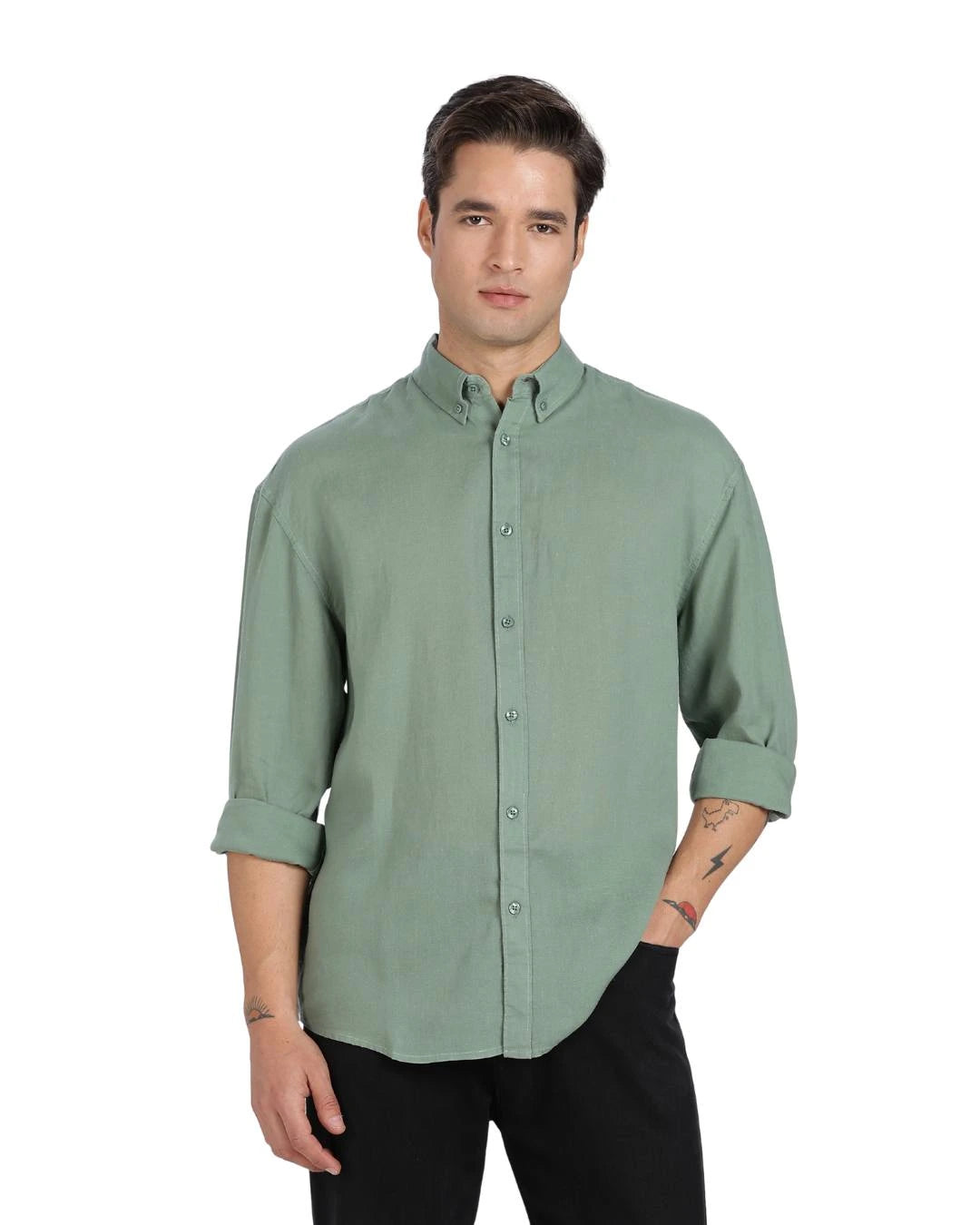Green Linen Shirt-thumbmail-6