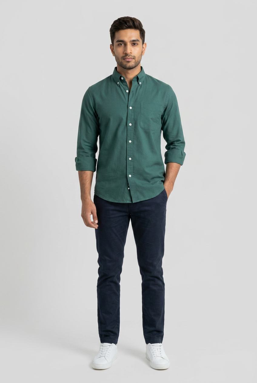 Green Oxford Shirt