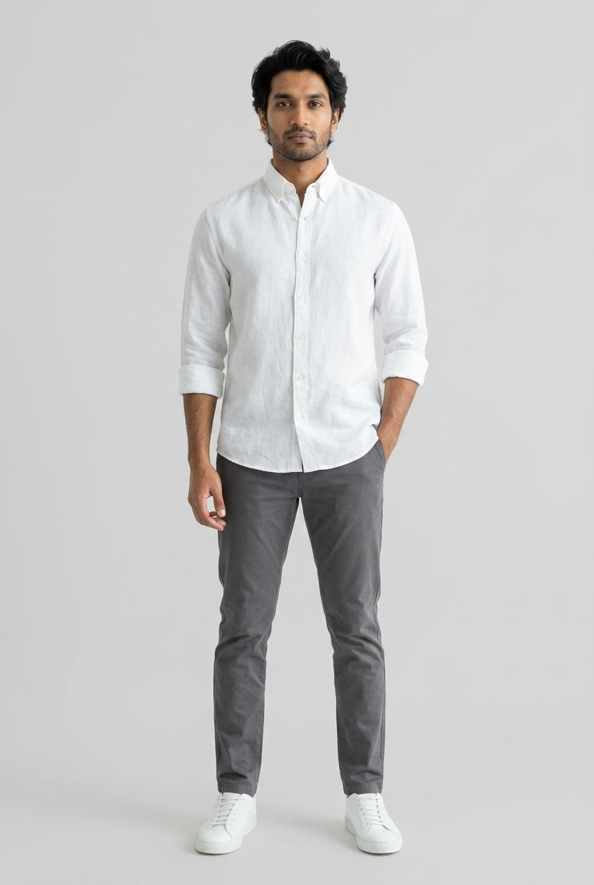 White Linen Shirt