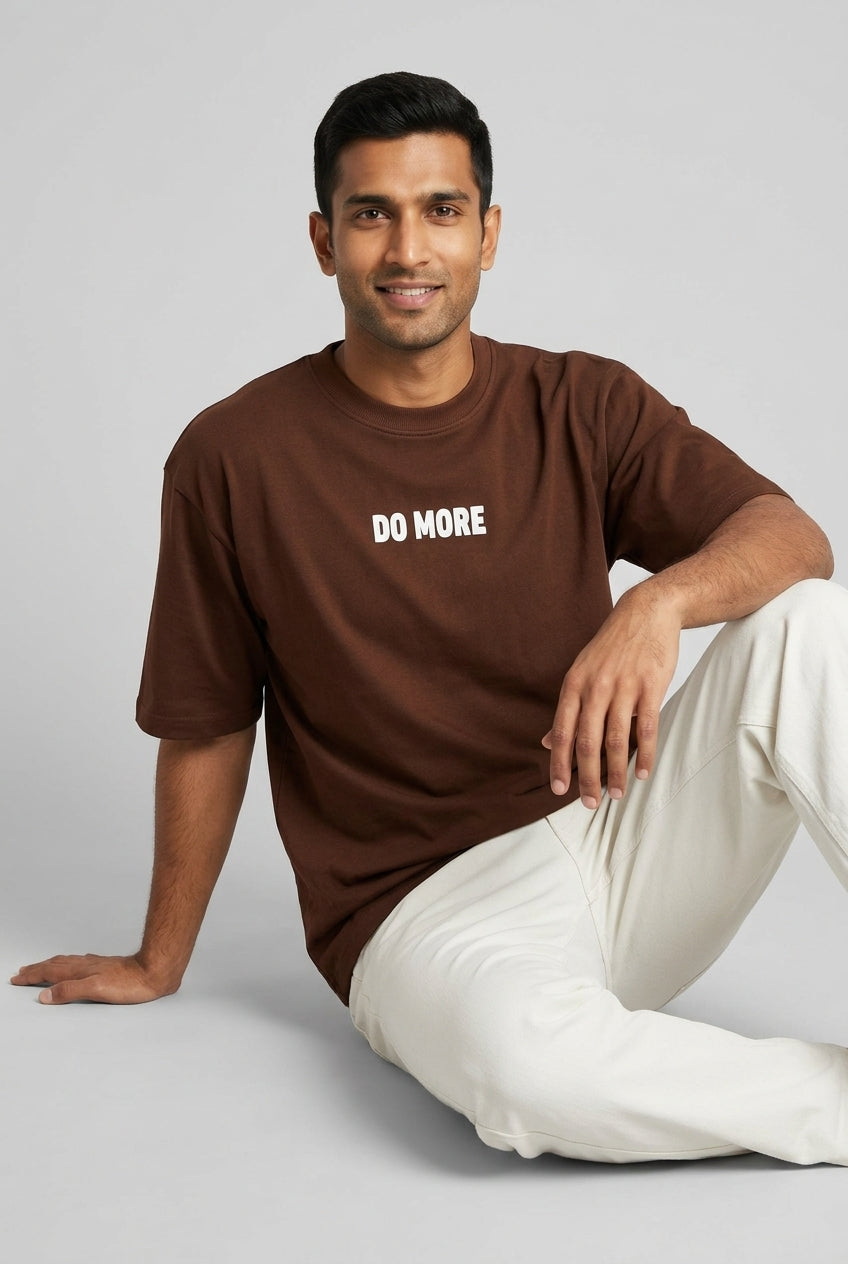 Coffee Brown Printed T-Shirt-thumbmail-4