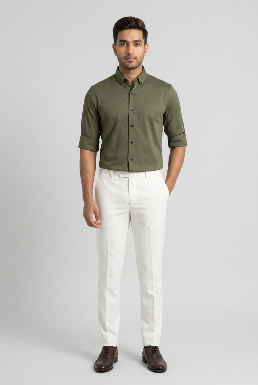 Full Sleeve Satin Shirt