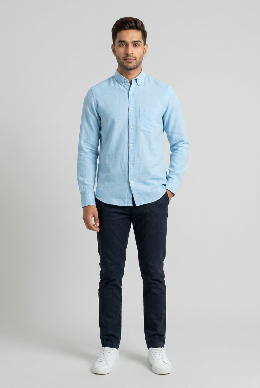 Sky Linen Shirt