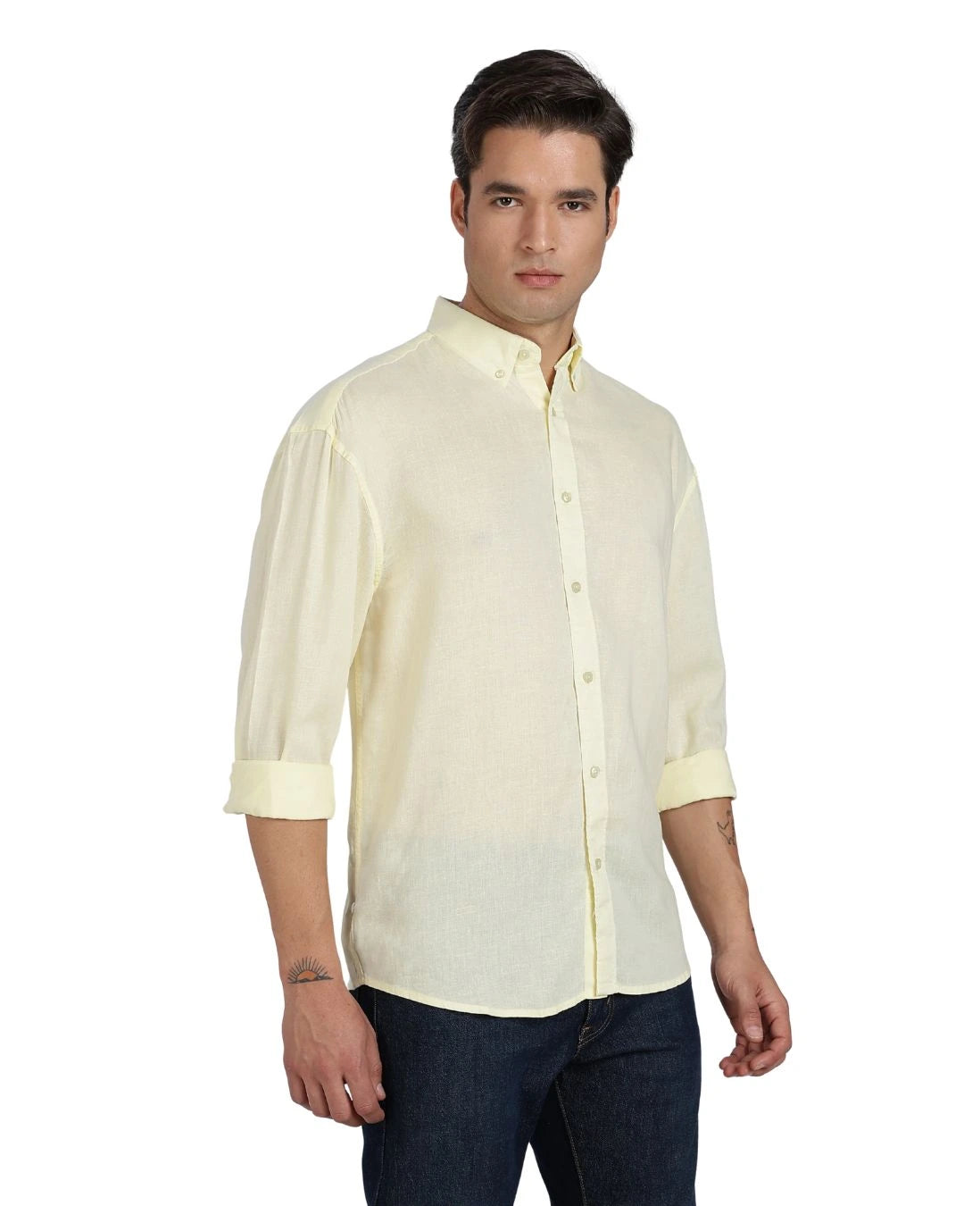 Yellow Linen Shirt-thumbmail-3