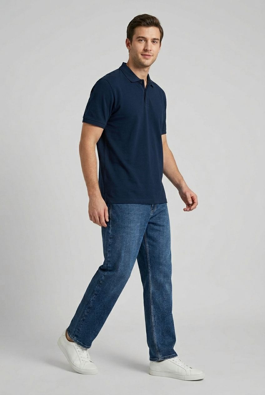 Blue Denim Washed Jeans