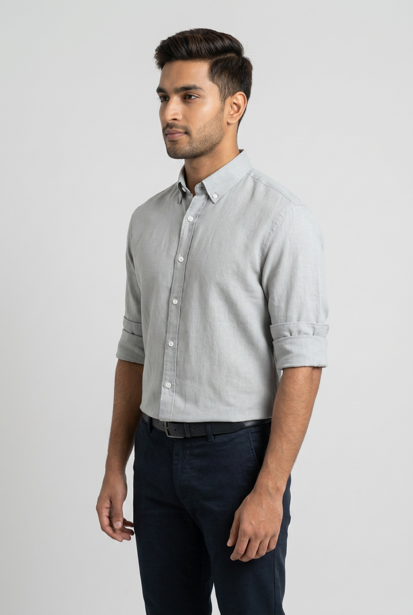 Ash Linen Shirt-thumbmail-3