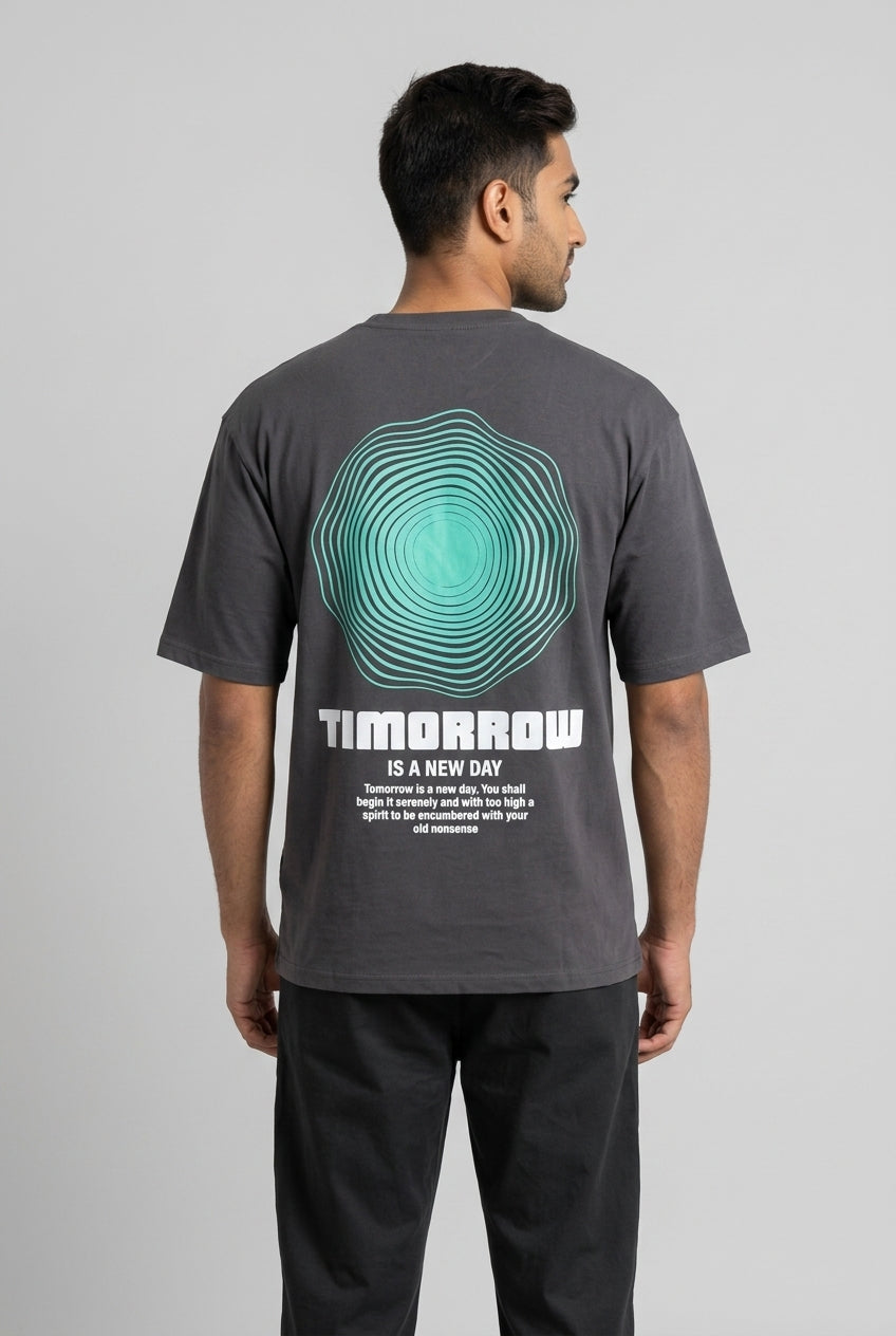 Grey Printed T-Shirt-thumbmail-4