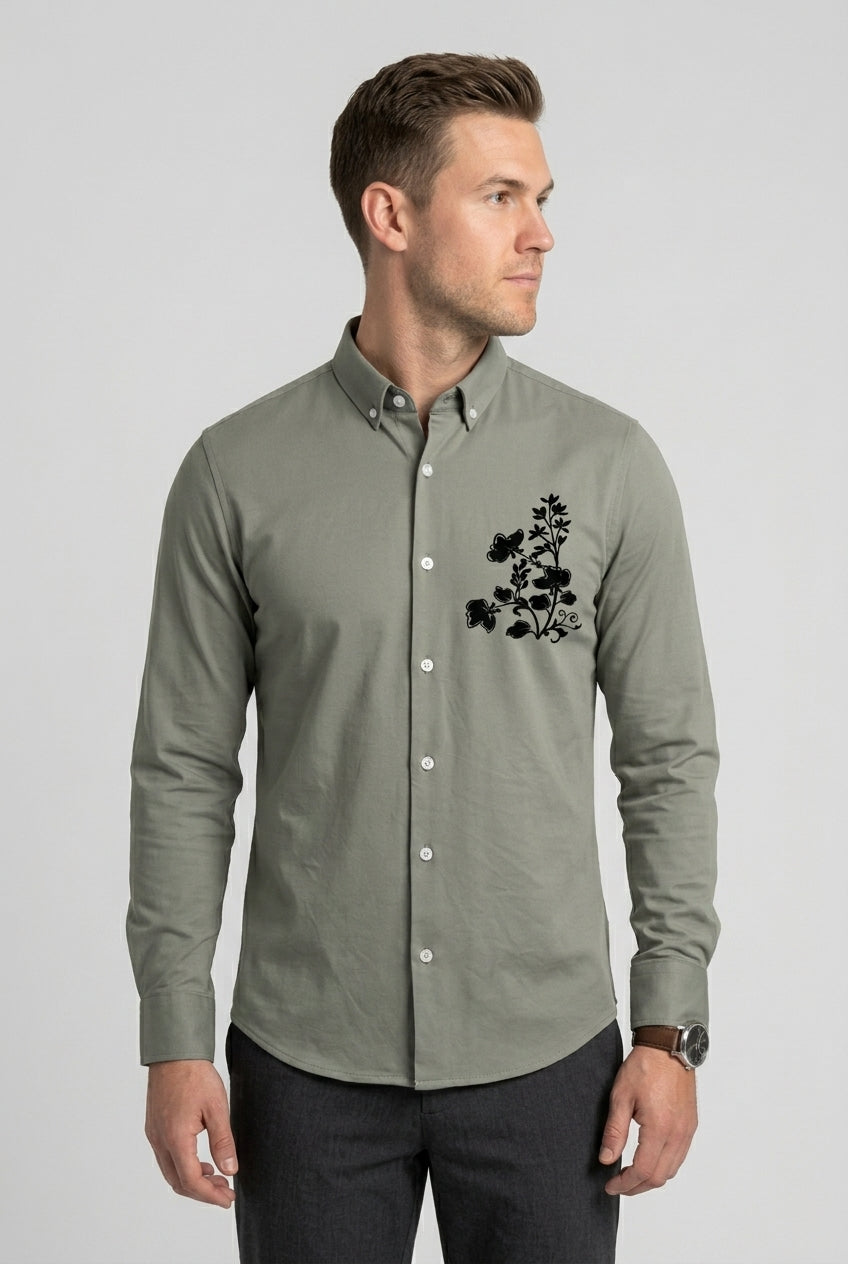 Light Grey Fancy Shirt