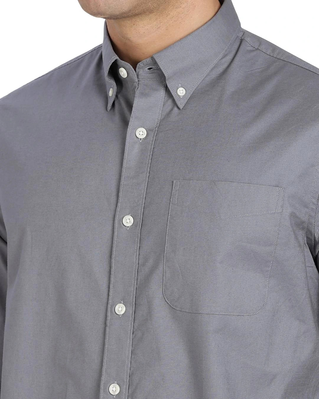 Dark Grey Oxford Shirt
