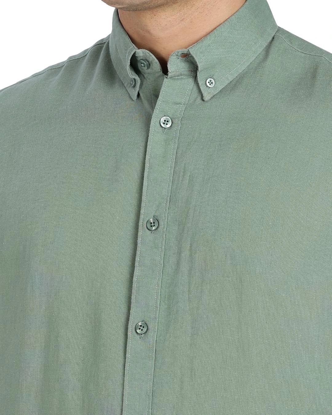 Green Linen Shirt-thumbmail-4