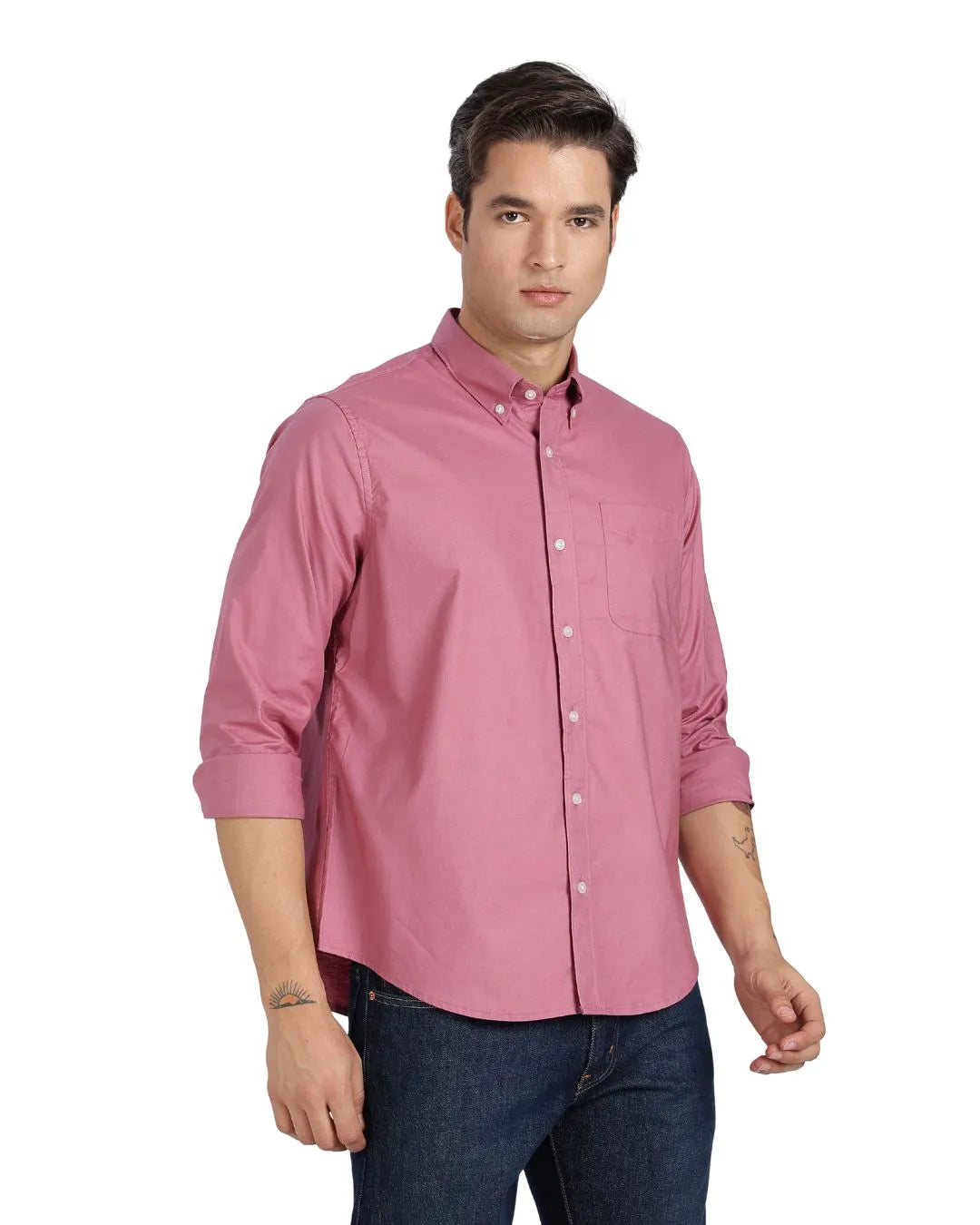 Dusty Pink Oxford Shirt-thumbmail-5