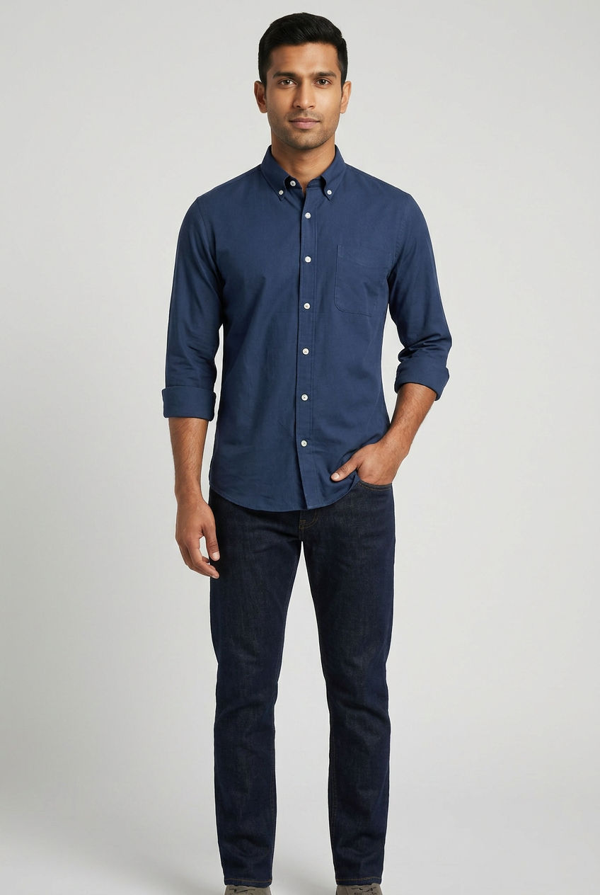 Blue Oxford Shirt-thumbmail-3