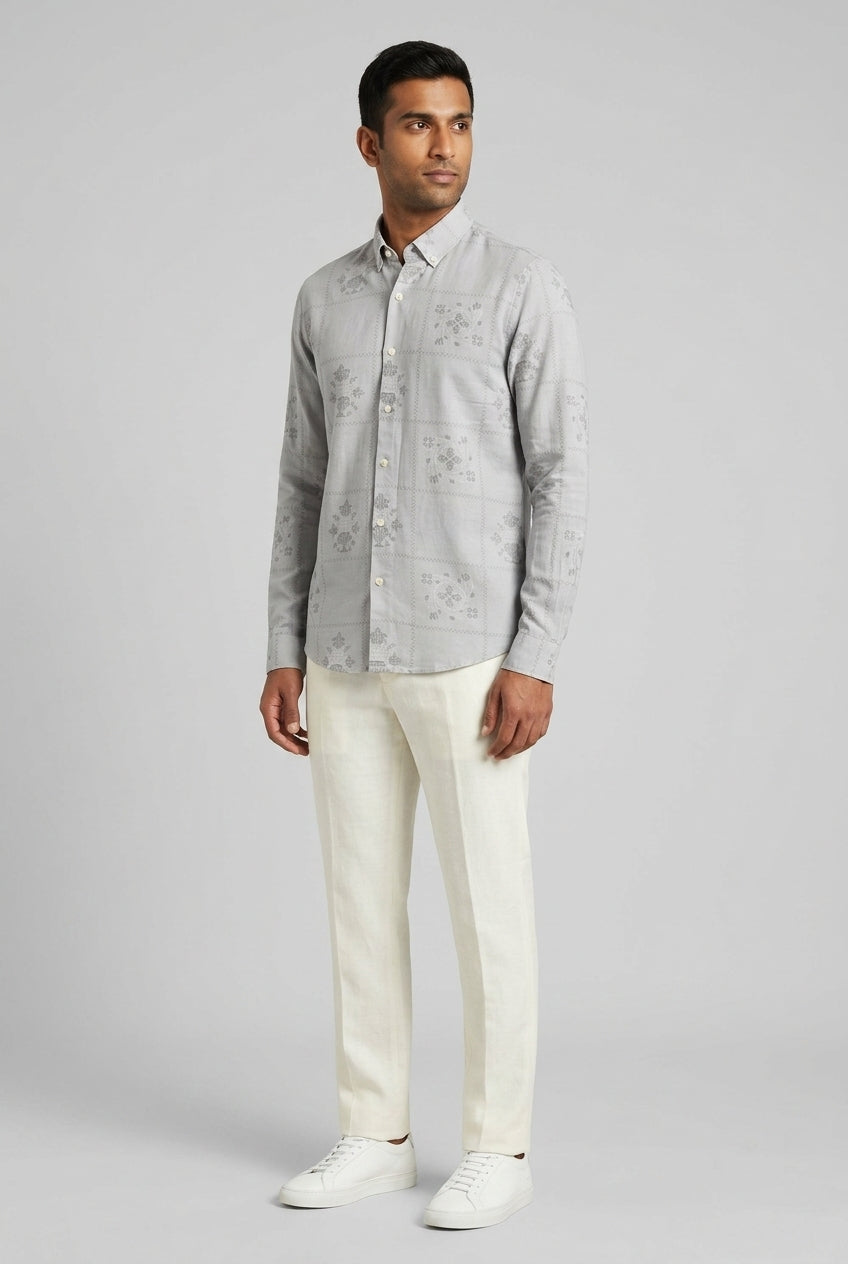 Ash Printed Shirt-thumbmail-3