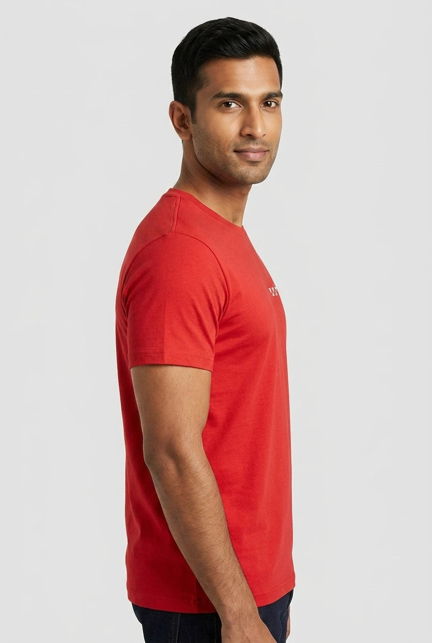 Red Half Sleeve T-Shirt-thumbmail-3