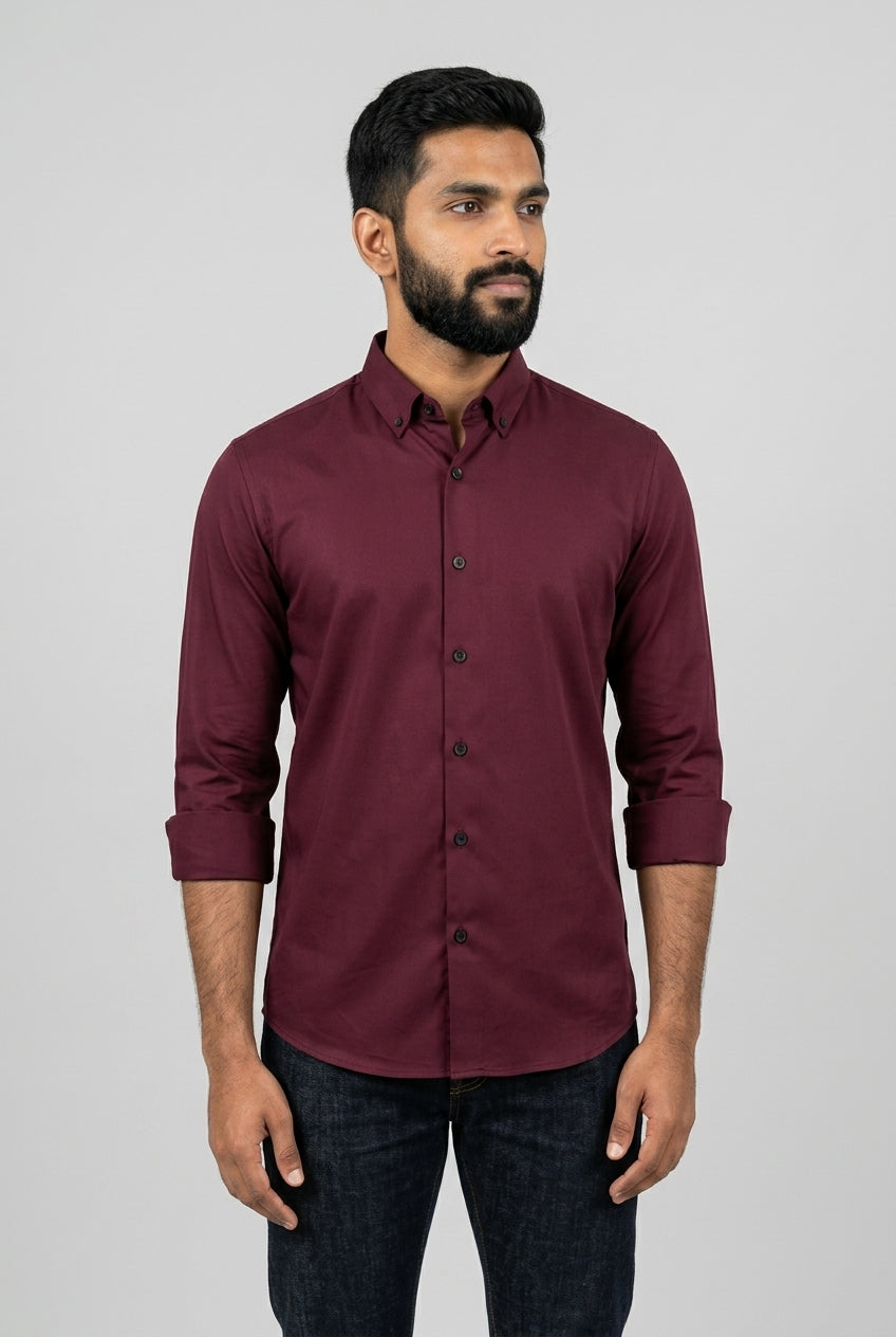 Full Sleeve Satin Shirt-thumbmail-5