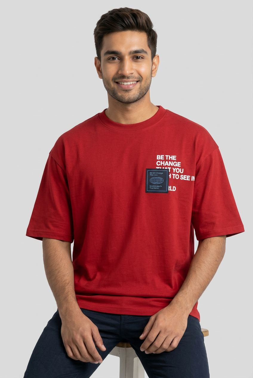 Red Printed T-Shirt-thumbmail-1