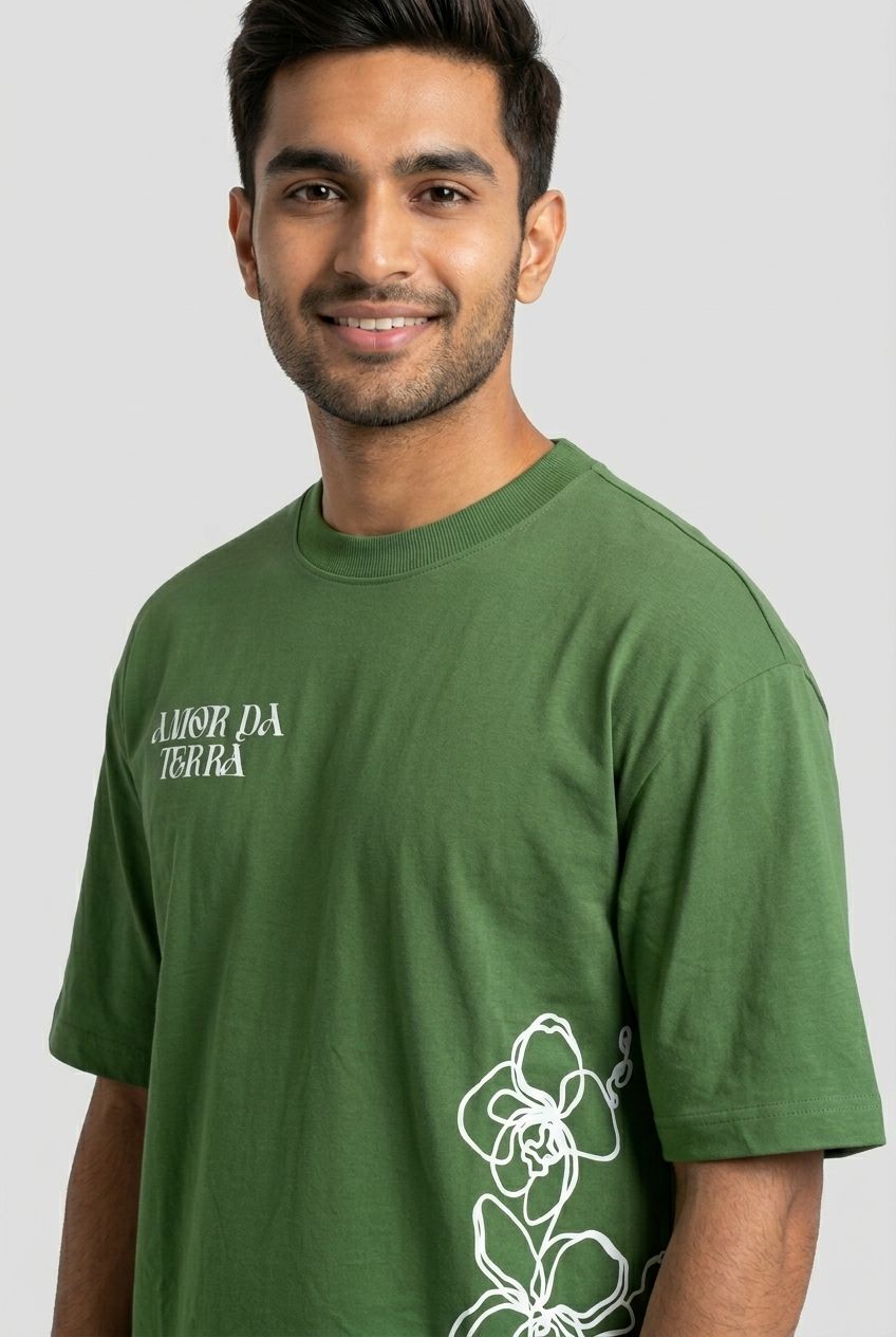 Green Printed T-Shirt-thumbmail-4