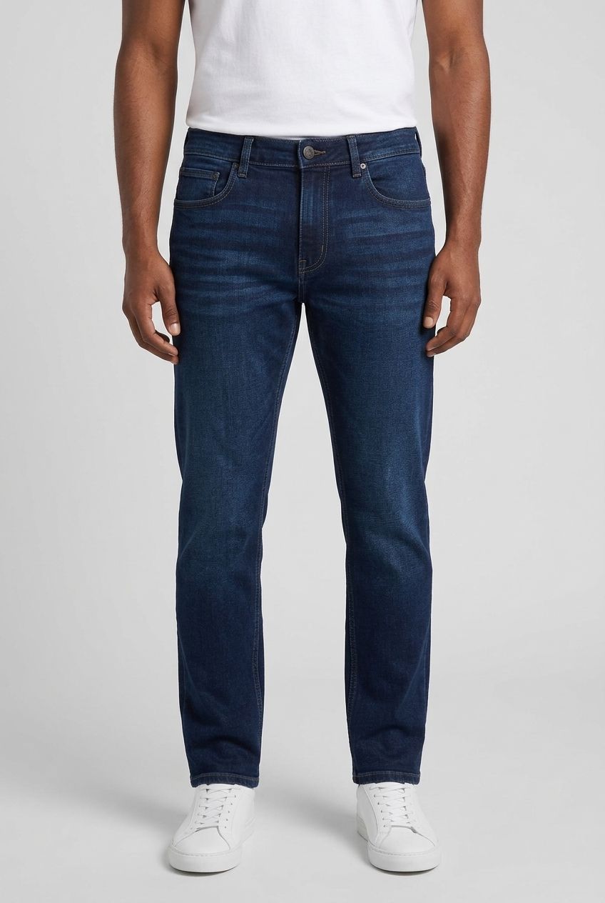 Blue Denim Washed Jeans