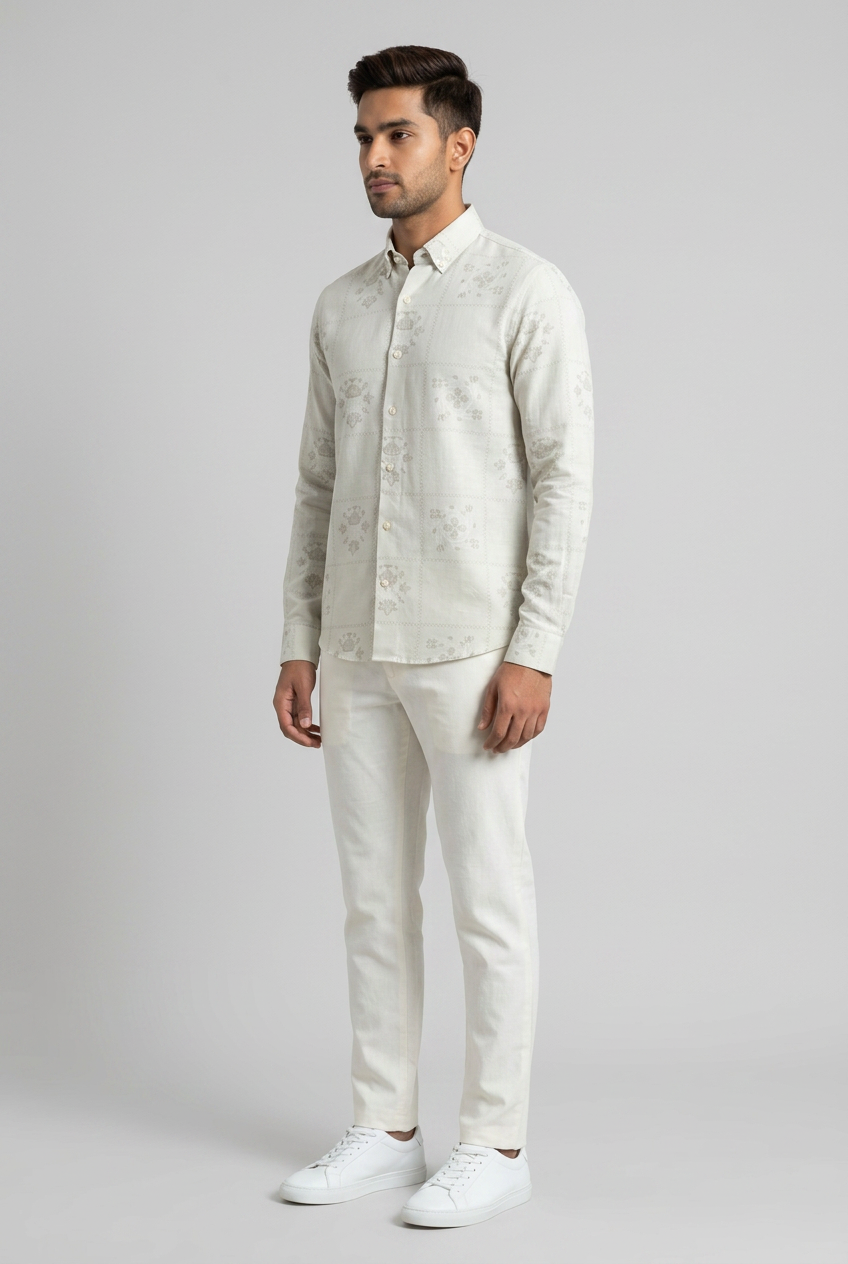 Off White Printed Shirt-thumbmail-3