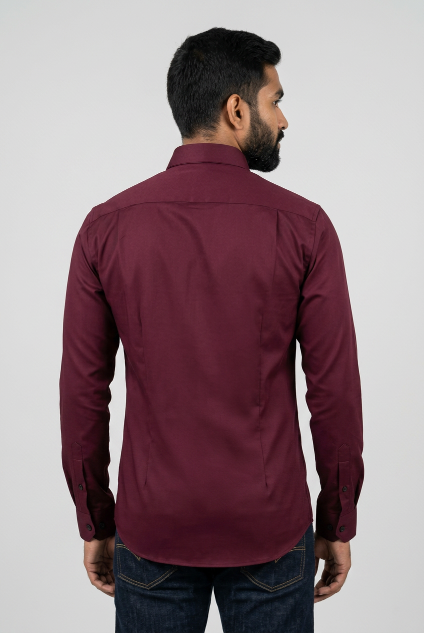 Full Sleeve Satin Shirt-thumbmail-6