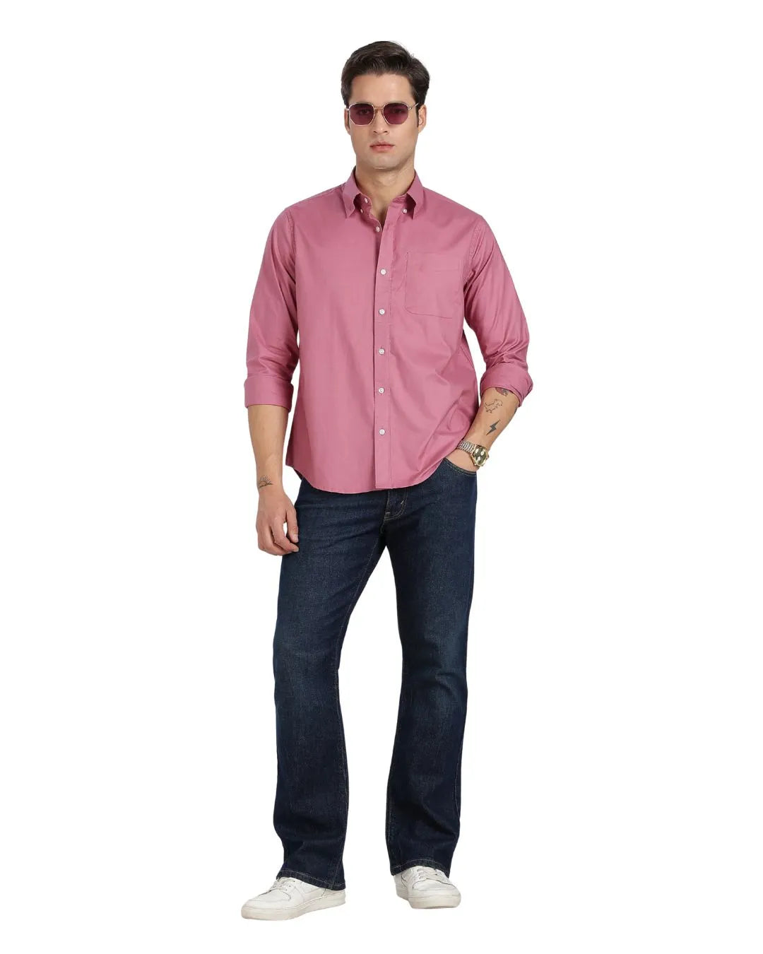 Dusty Pink Oxford Shirt-thumbmail-4