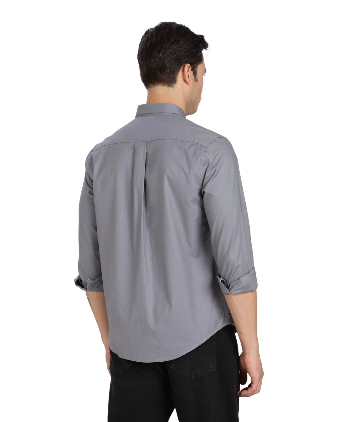 Dark Grey Oxford Shirt-thumbmail-4