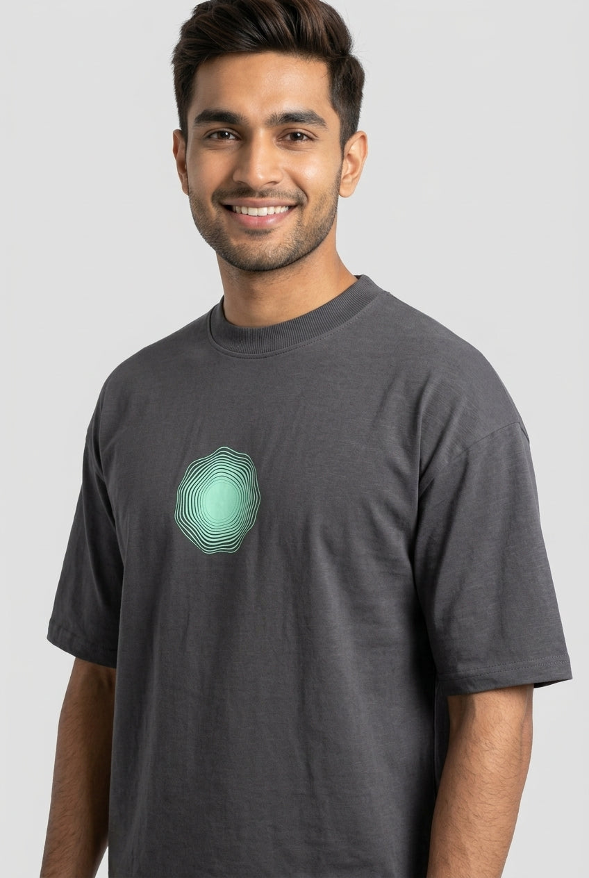 Grey Printed T-Shirt