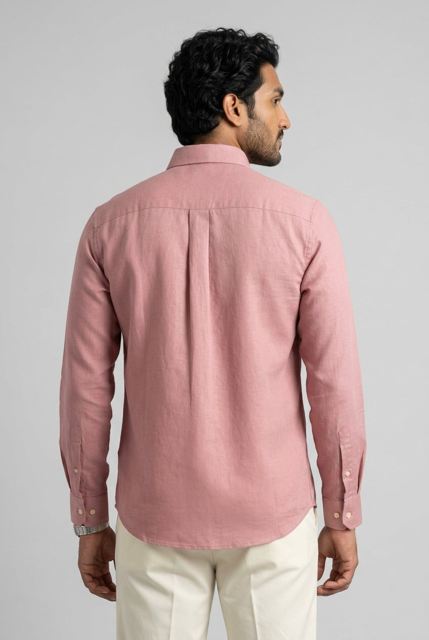 Light Pink Linen Shirt-thumbmail-4