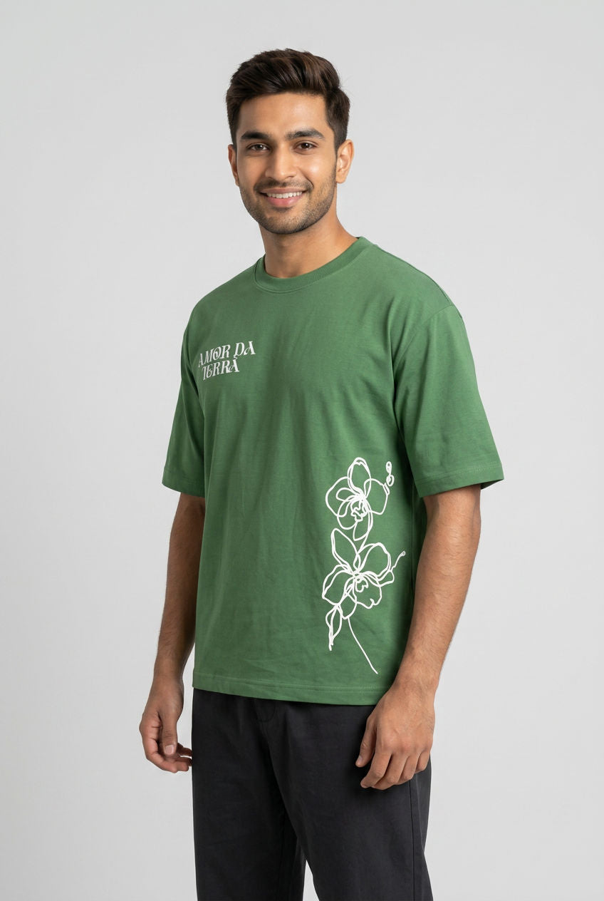 Green Printed T-Shirt-thumbmail-5