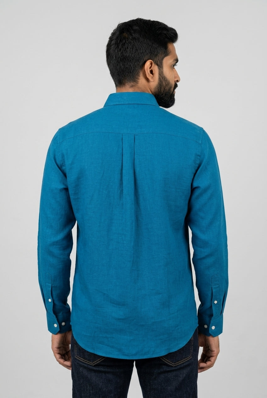 Blue Linen Shirt-thumbmail-3