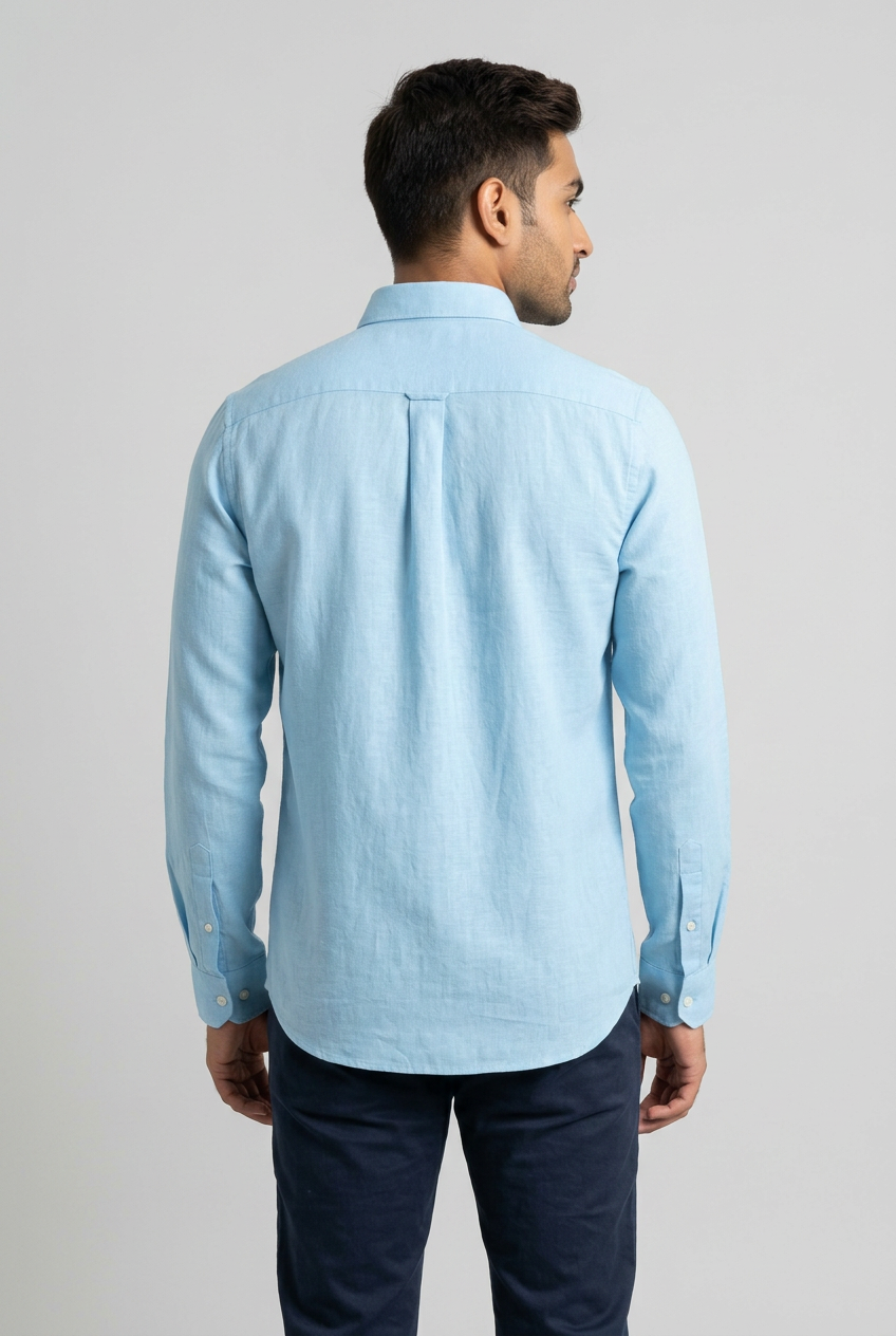 Sky Linen Shirt-thumbmail-4