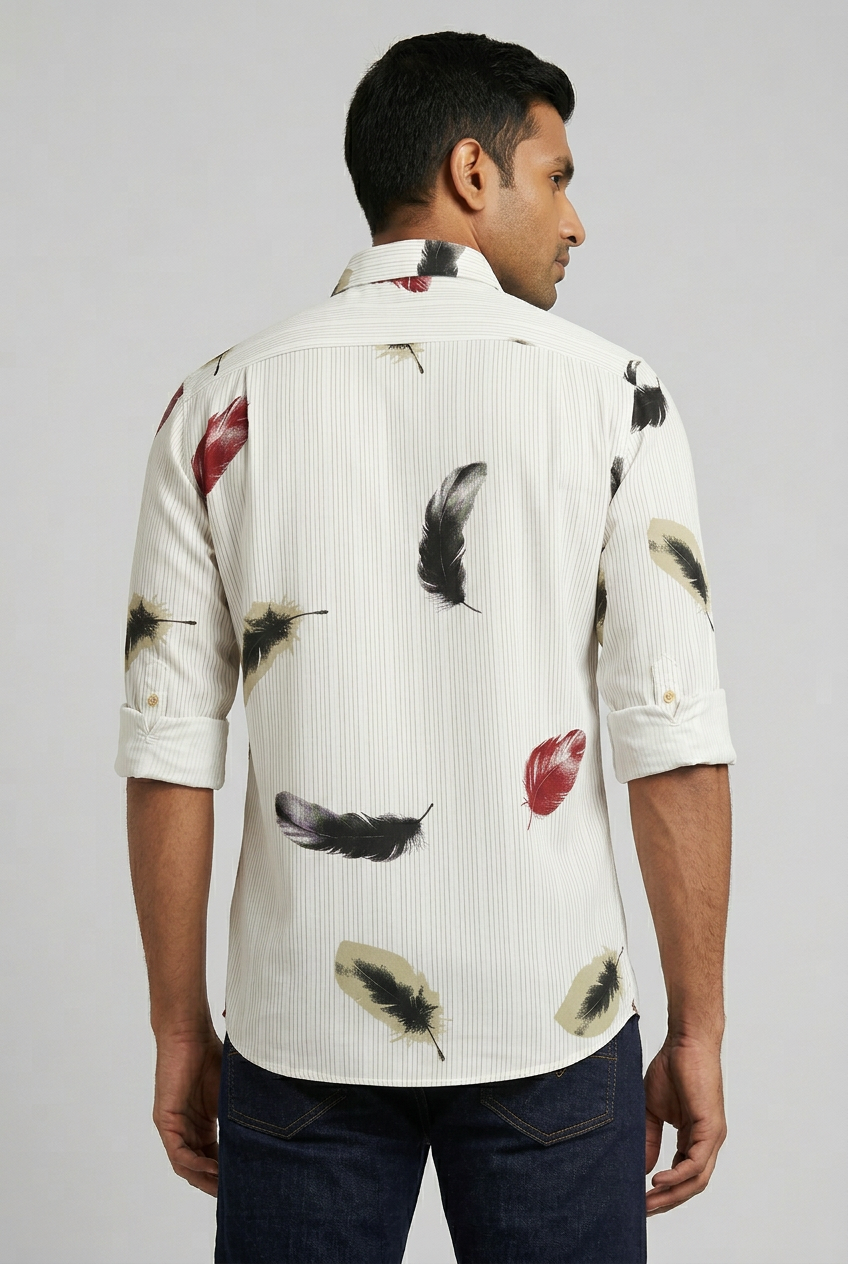 Off White Printed Shirt-thumbmail-3