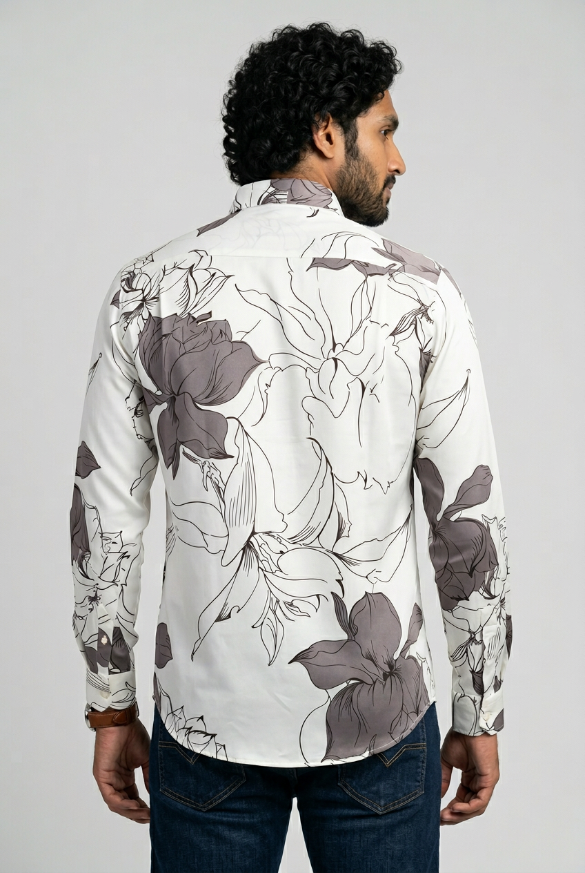White Wine Printed Shirt-thumbmail-3