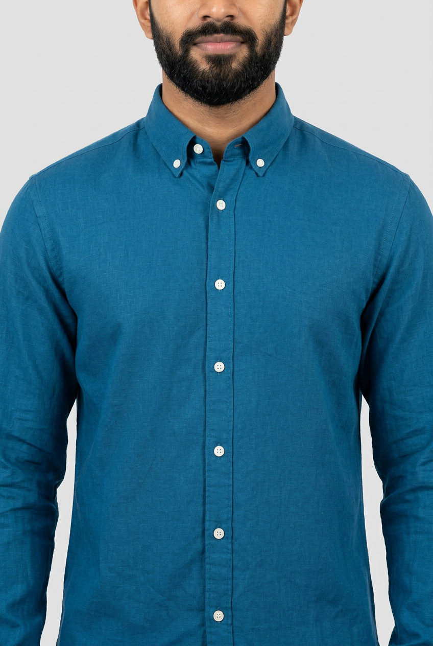 Blue Linen Shirt-thumbmail-4