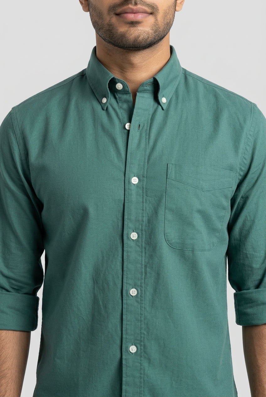 Green Oxford Shirt-thumbmail-5