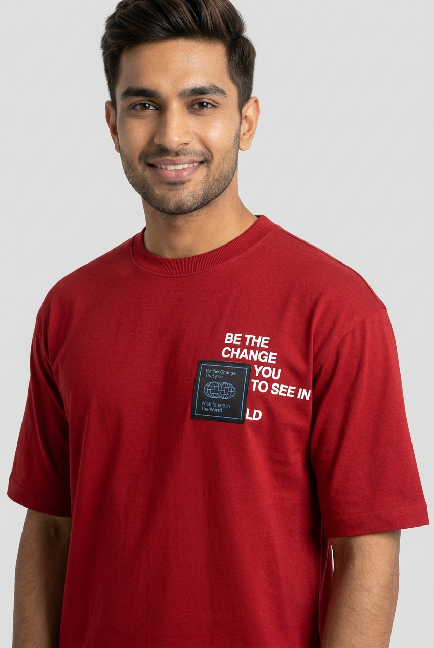 Red Printed T-Shirt-thumbmail-5