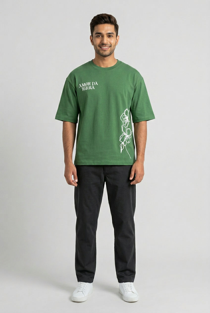 Green Printed T-Shirt-thumbmail-6