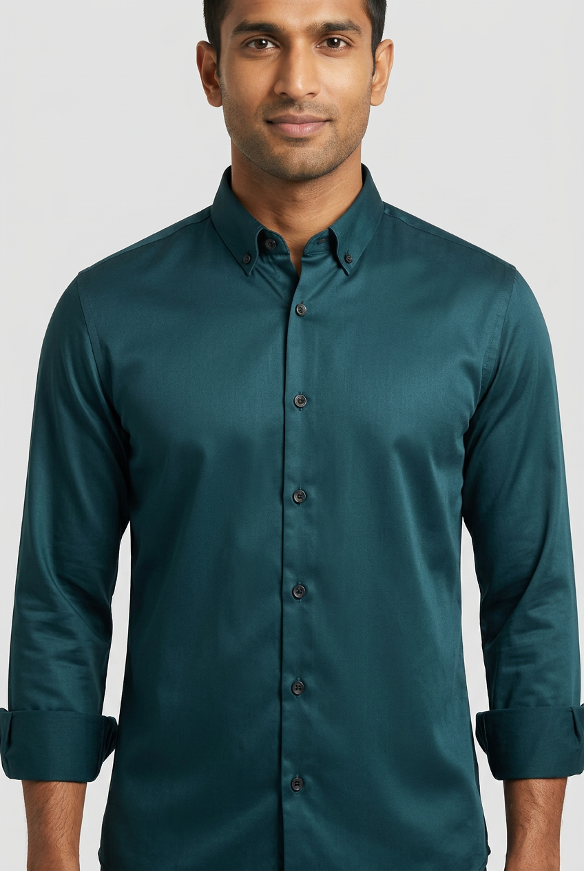 Full Sleeve Satin Shirt-thumbmail-17