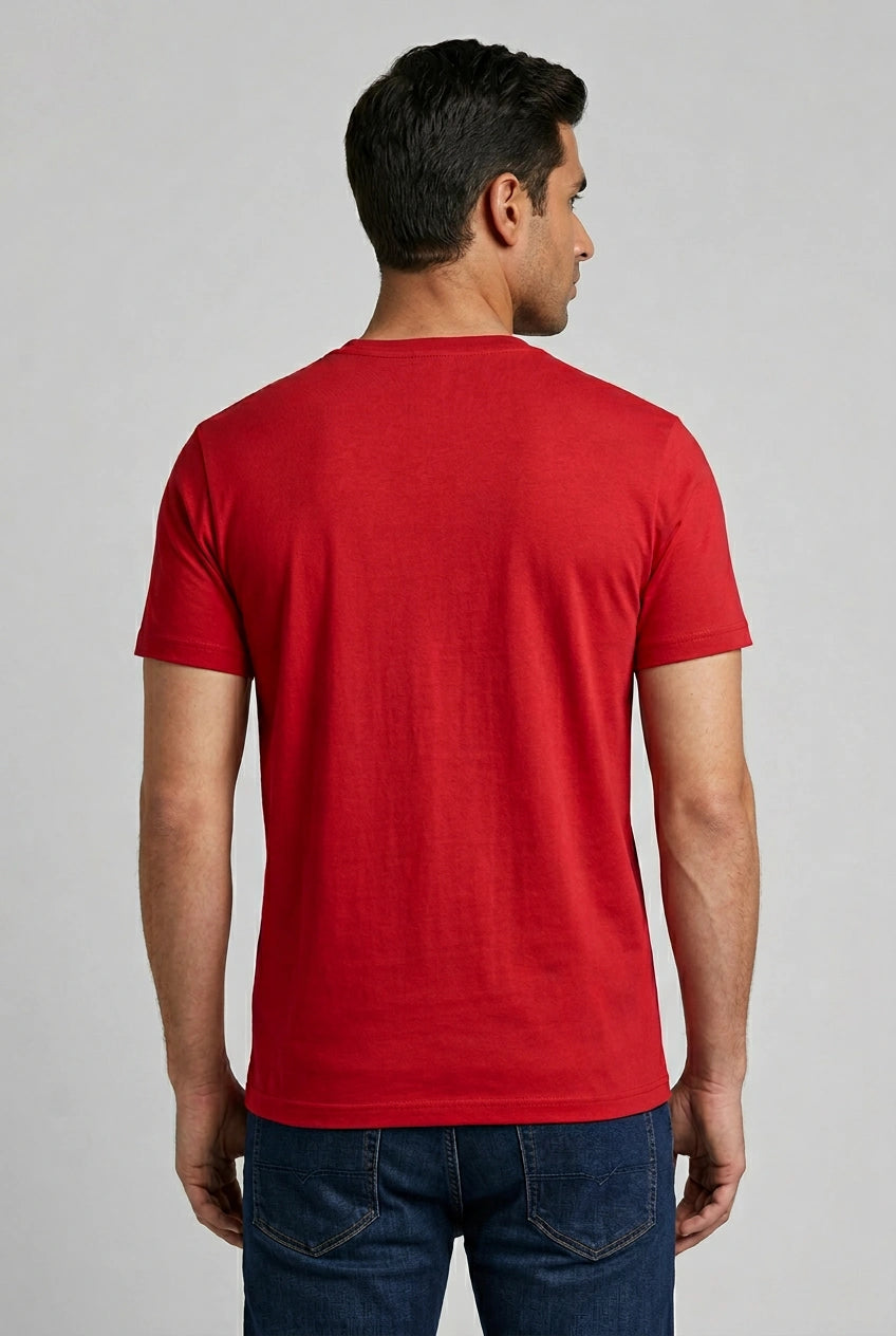 Red Half Sleeve T-Shirt-thumbmail-6