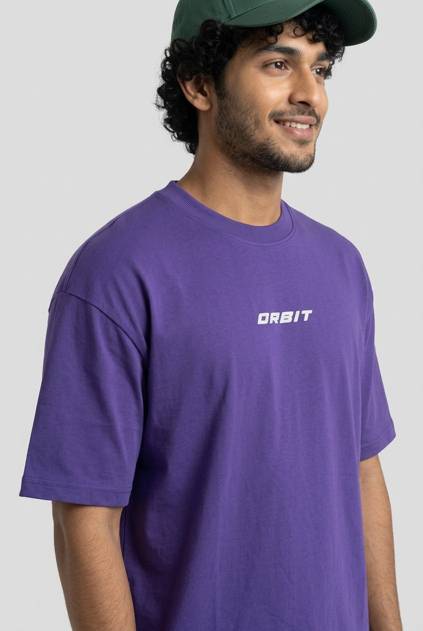 Lavender Printed T-Shirt-thumbmail-6