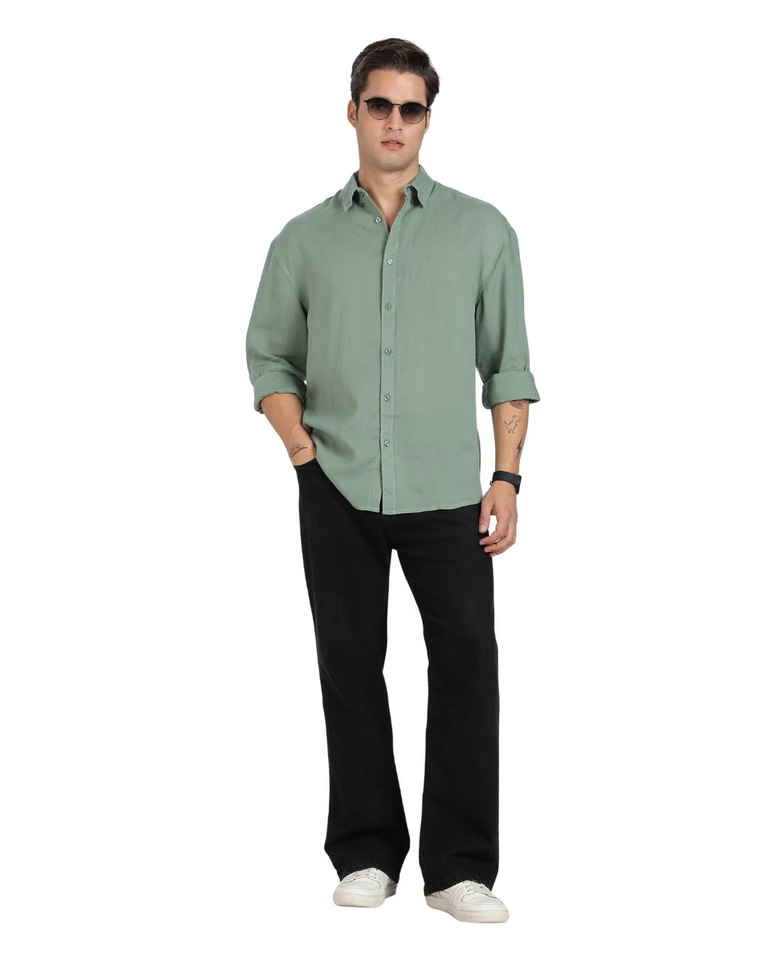 Green Linen Shirt-thumbmail-7