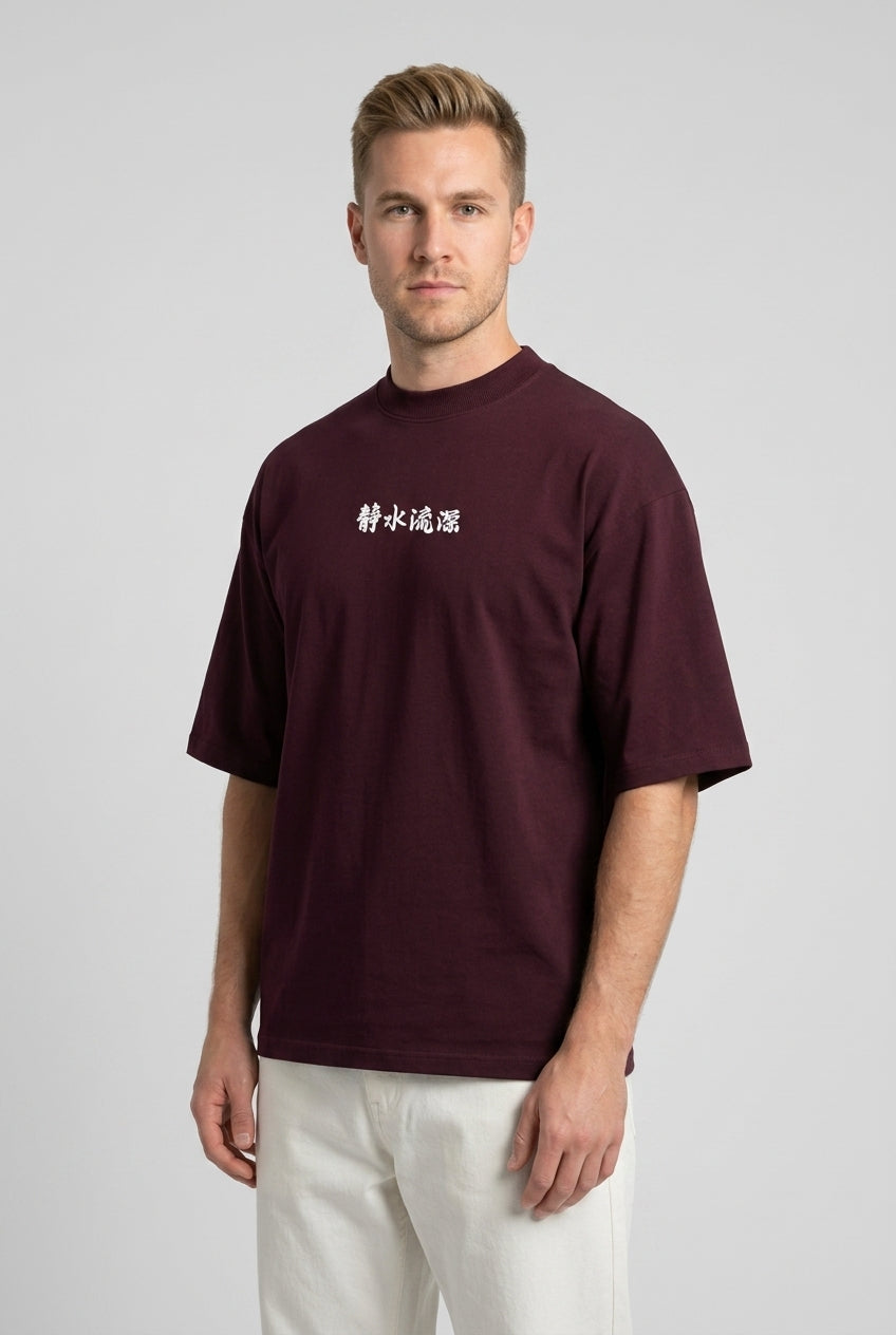 Maroon Printed T-Shirt-thumbmail-9