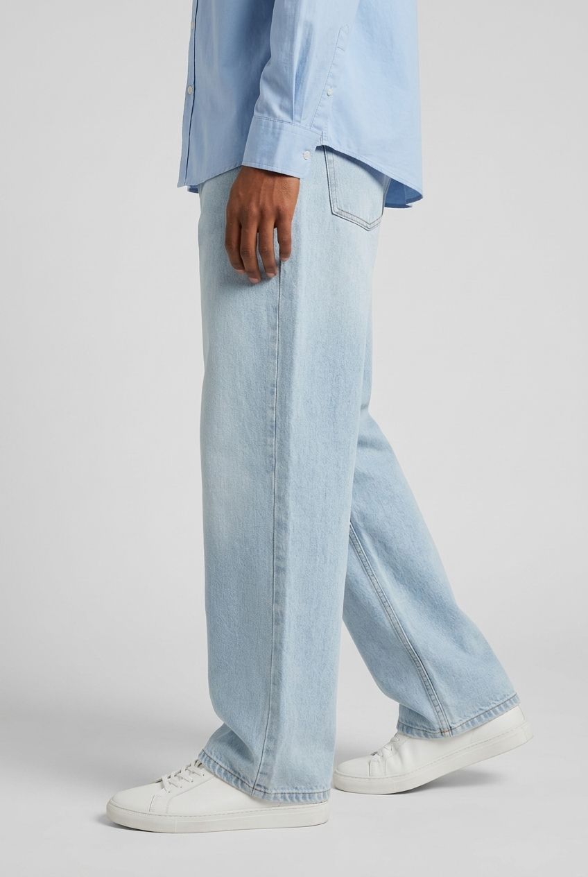 Light Wash Denim Washed Jeans-thumbmail-7
