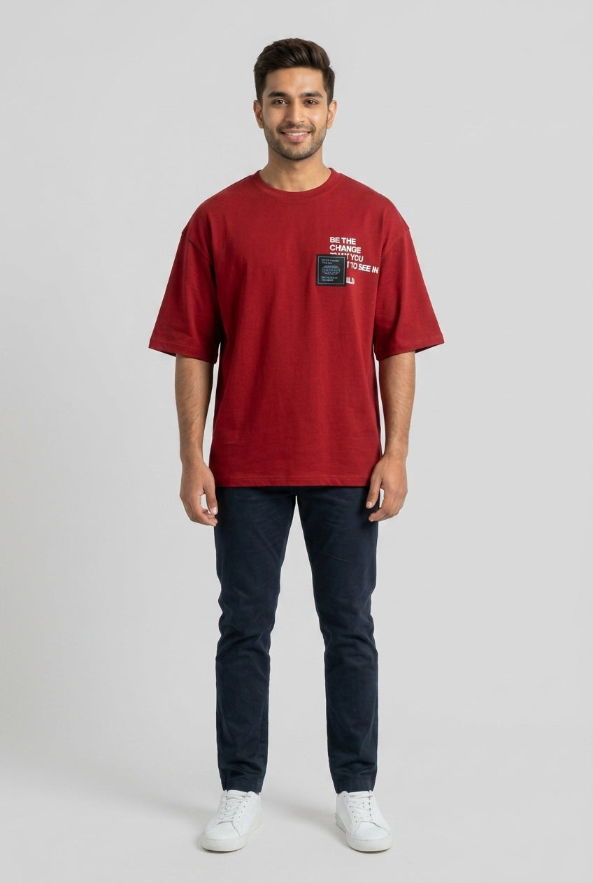 Red Printed T-Shirt-thumbmail-8